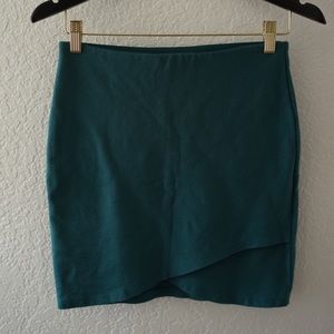 Aritzia Emerald Green Primrose Mini Skirt Sunday Best Small
